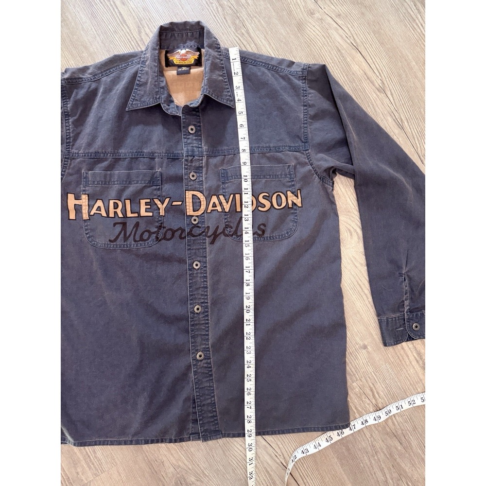 Vintage Harley-Davidson Motorcycles Shirt Men's Small Fit Graphic Workwear - Picture 7 of 8